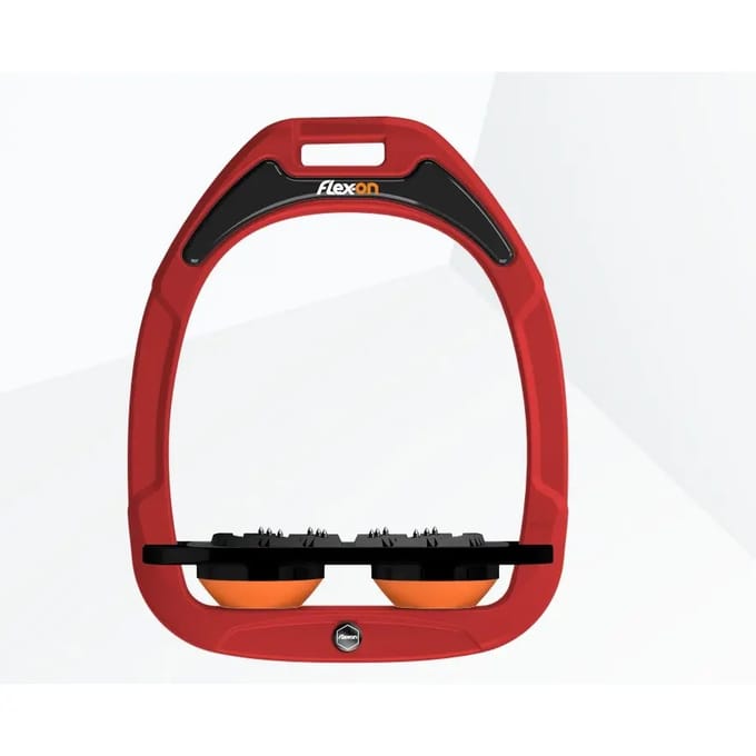 Platte Ultra Grip Steigeren Rood/Zwart/Oranje Flex-On Green Composite