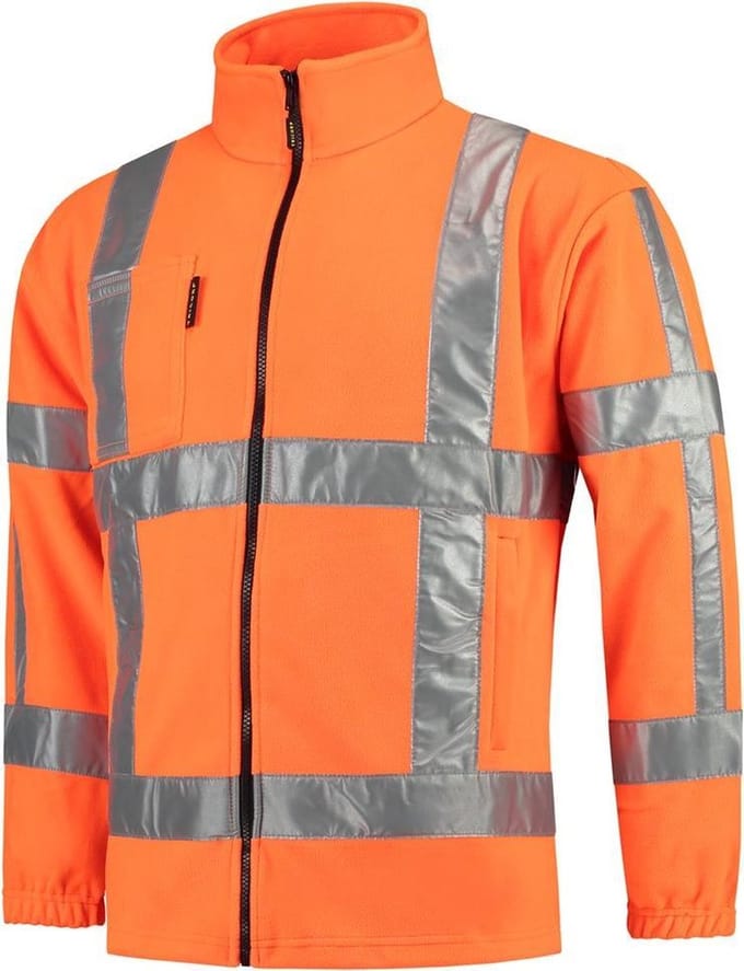 Tricorp fleecejack RWS - Workwear - 403008 - fluor oranje - maat M