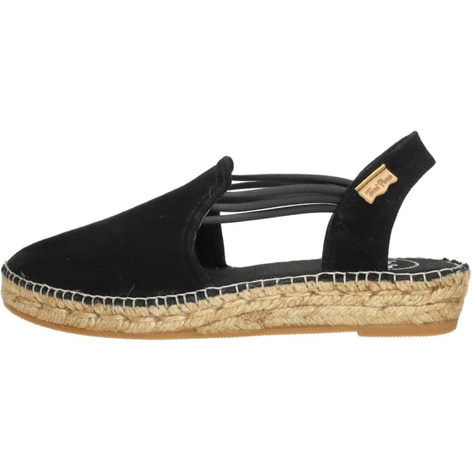 Toni Pons Nuria Dames Espadrilles - Black/Black-Black - Maat 36