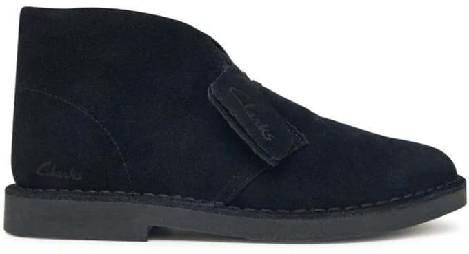 Clarks - Desert Boot Evo W Black Suède - Maat 37,5