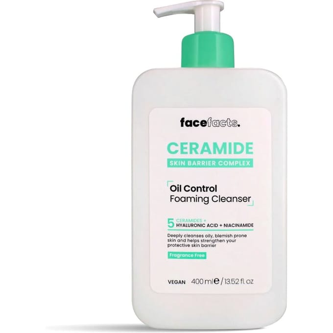 Face Facts Ceramide Oil Control Foaming Cleanser 400ml 400 ml
