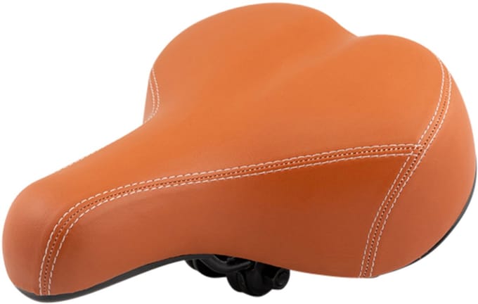Benson Fietszadel - bruin - gelzadel - groot zitvlak - universeel - comfortabel