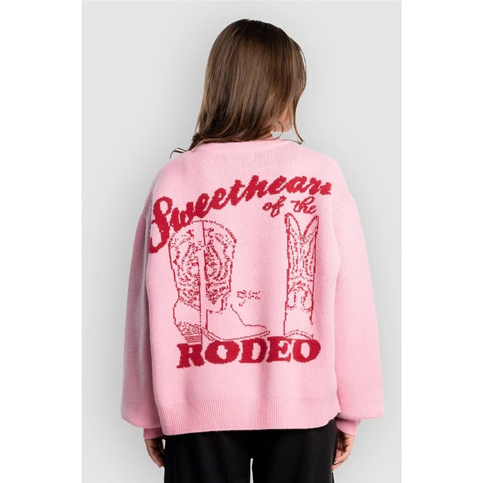Another Cotton Lab Another Rodeo Knit Trui roze