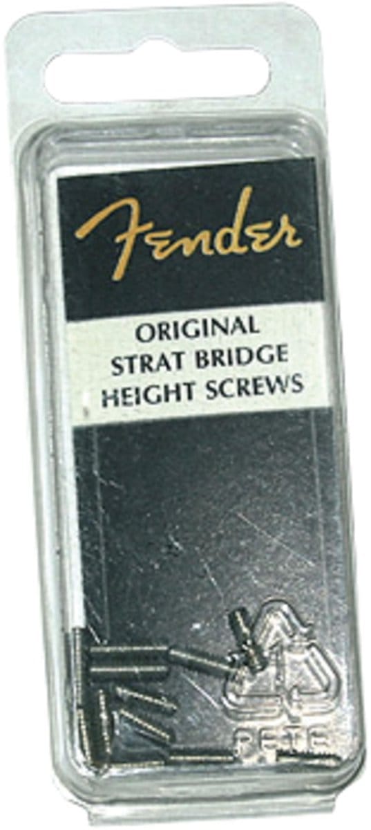 Fender Strat Bridge Height Screws Vintage,inchgewinde,chrom - Gitaaronderdeel