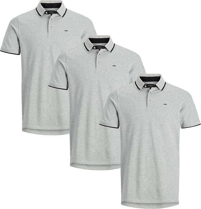 Jack & Jones Heren poloshirt 3 pack Paulos - Slim Fit