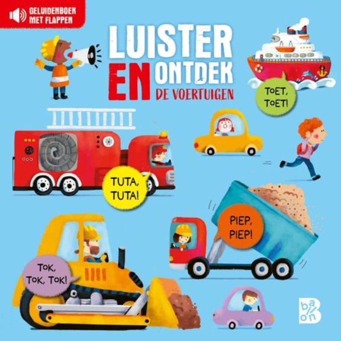Luister en ontdek: Voertuigen Geluidenboeken