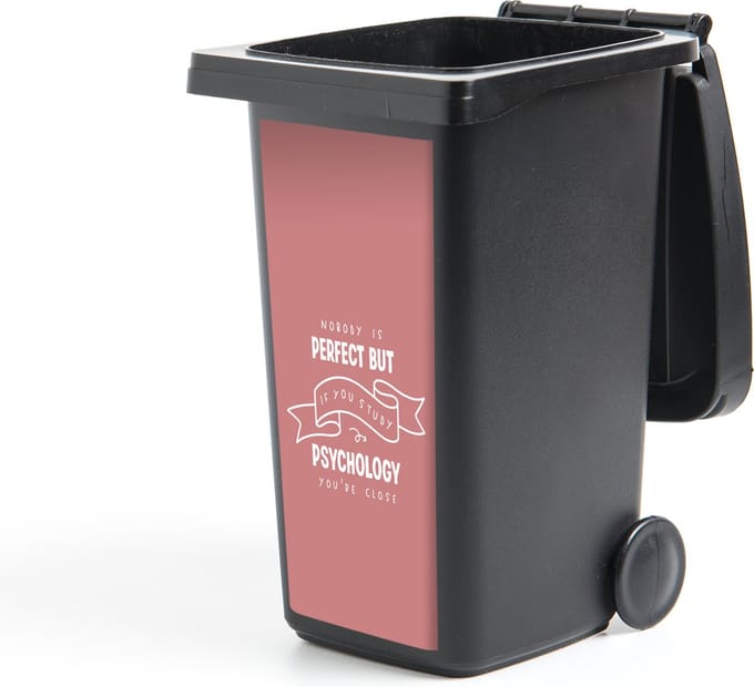 Container sticker Quote - Studeren - Psychologie - 44x98 cm - Kliko sticker