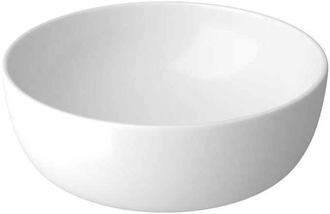 Cersanit Moduo - Opzetwastafel, diameter 40 cm, zonder overloop, wit K116-048