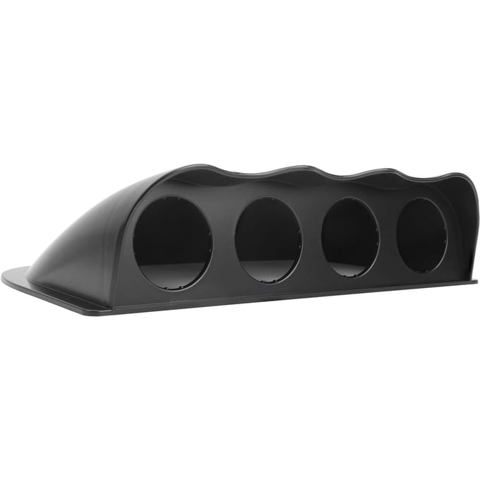 Universele 4-Gats Meterhouder Quad Meter Pod 52mm2in Instrumenten Dashboard Onderdelen black