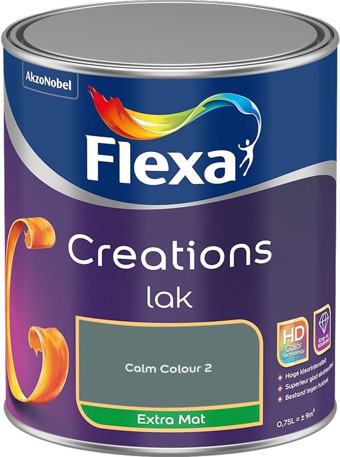 Flexa - Creations Lak Extra Mat - Calm Colour 2 - Mengverf - 750 Ml