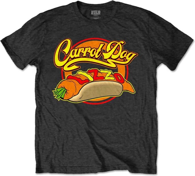 Lizzo - Carrot Glizzy Heren T-shirt - M - Zwart