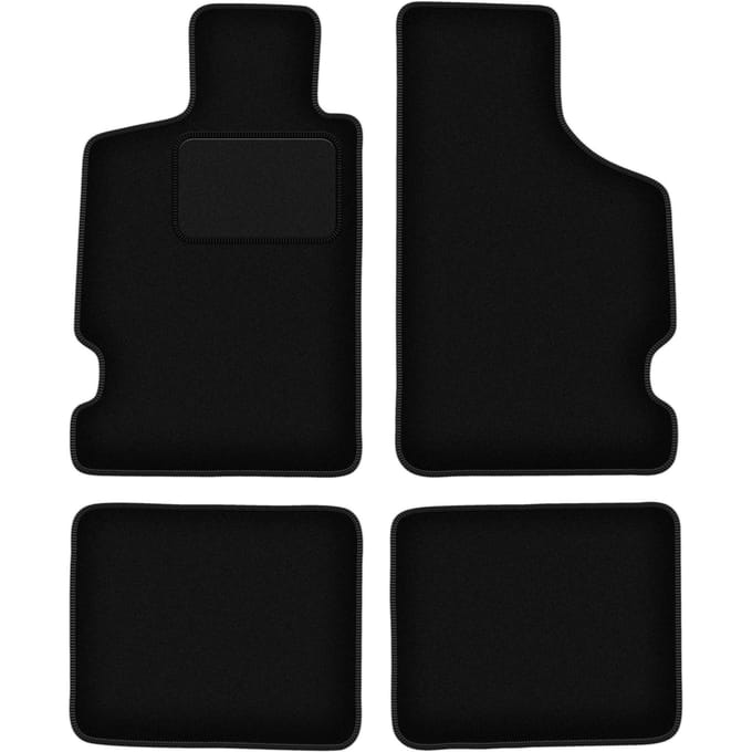 Zwarte veloursmatten voor: Citroen Saxo hatchback (1996-2003)