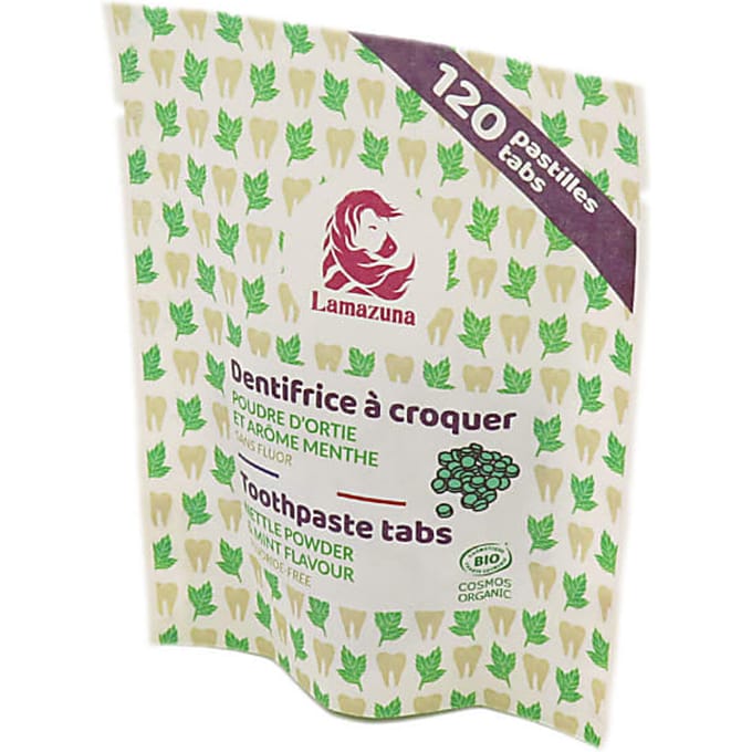Lamazuna Tandpasta Tabletten - Brandnetel & Munt