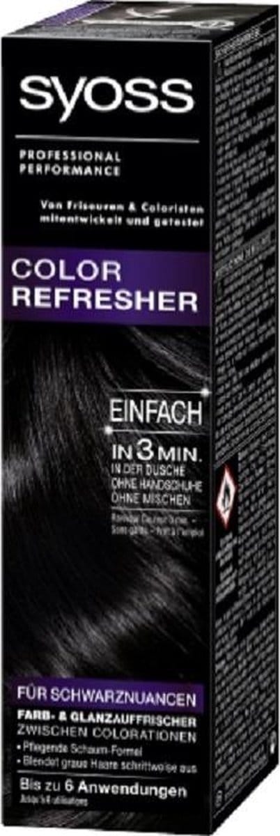 Syoss Color Refresher Mousse voor zwarte tinten