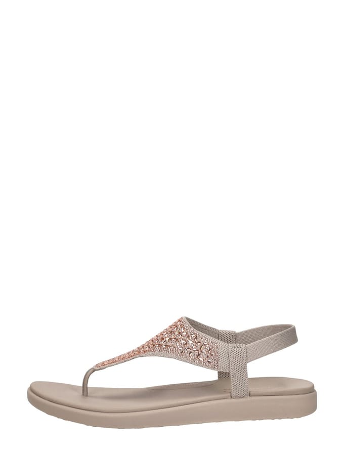 Skechers MEDITATION LUXE-MODERN EVENT Dames Sandalen - Taupe