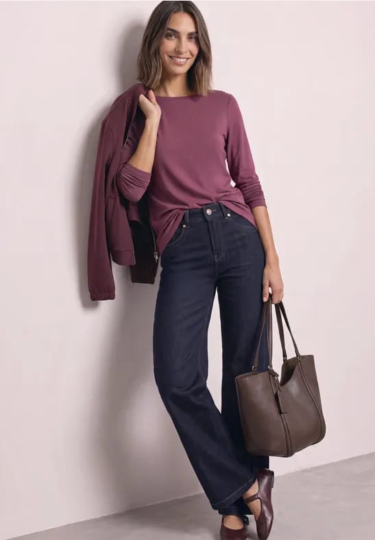 Longsleeve met boothals