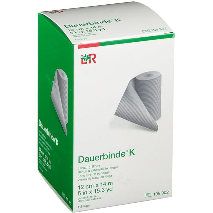 Lohmann & Rauscher Dauerbinde K 12cm x 14m 22008 1 Verband