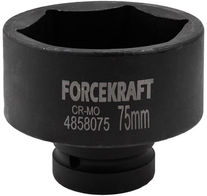 Forcekraft FK-4858075 - Impact Dopsleutel - 1" - 75 mm - Chroom-Molybdeen