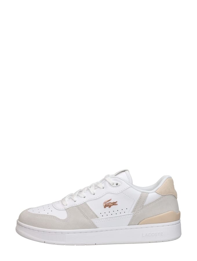Lacoste T Clip SET - Dames Sneakers - Wit - Roze