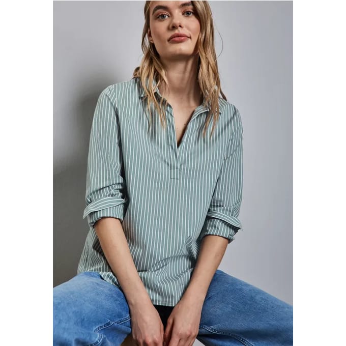 Lange zakelijke blouse