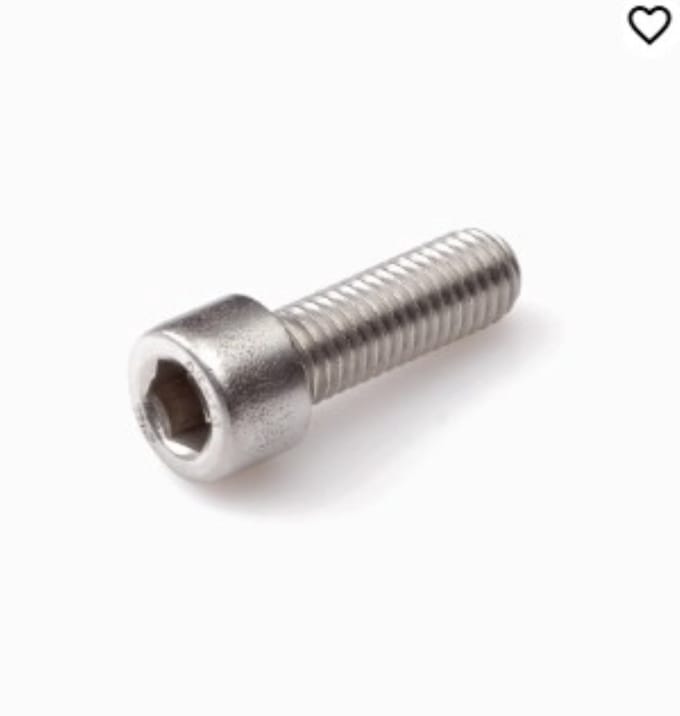 80 x Binnenzeskantbout M4 x12 RVS-A4-LBK-IB-2.5 DIN 7984