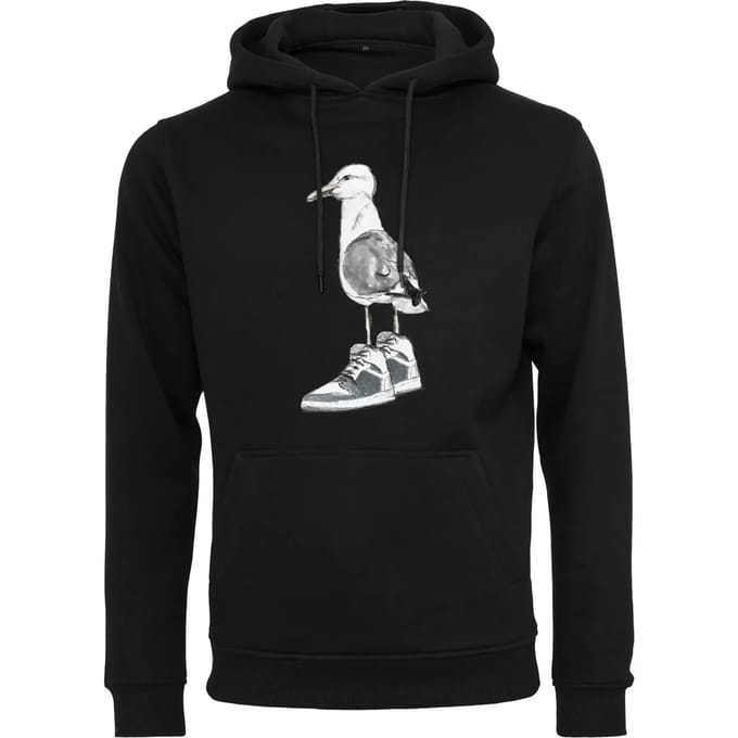 Mister Tee - Seagull Sneakers Hoodie/trui - S - Zwart