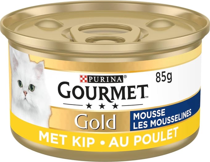 Zachte Mousse Kattenvoer met Kip - 24x85g