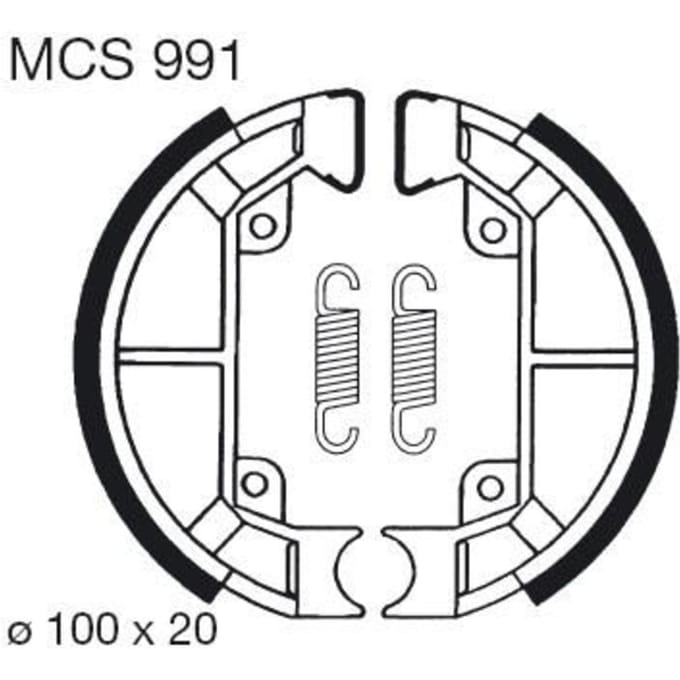 Remschoenset TRW MCS991