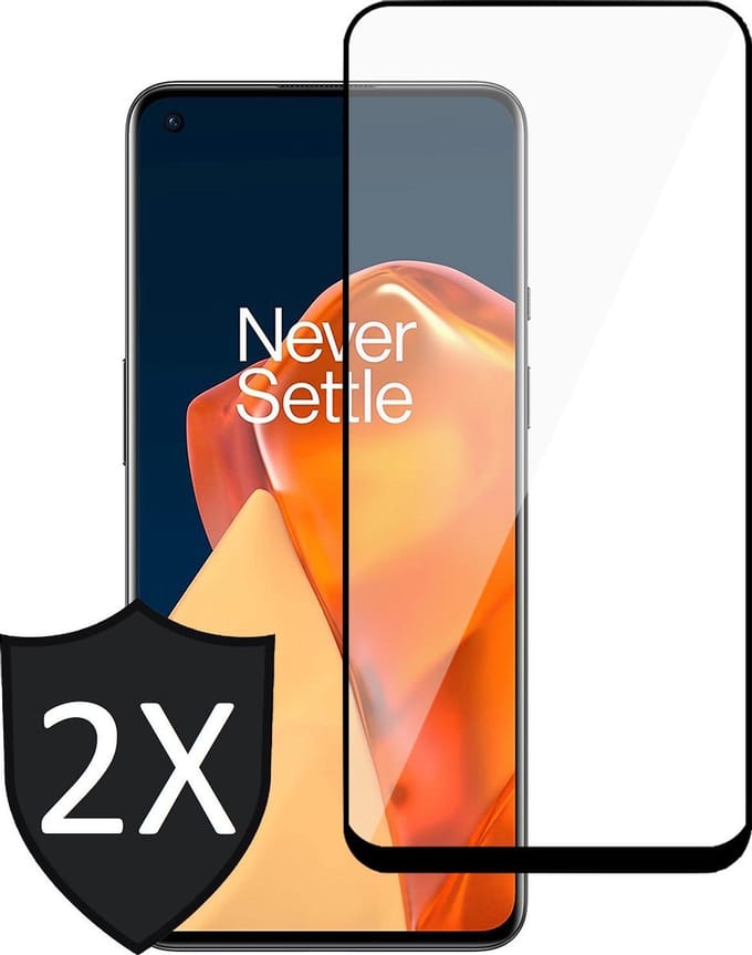 Screenprotector geschikt voor OnePlus 9 - 2x FullGuard Screen Protector