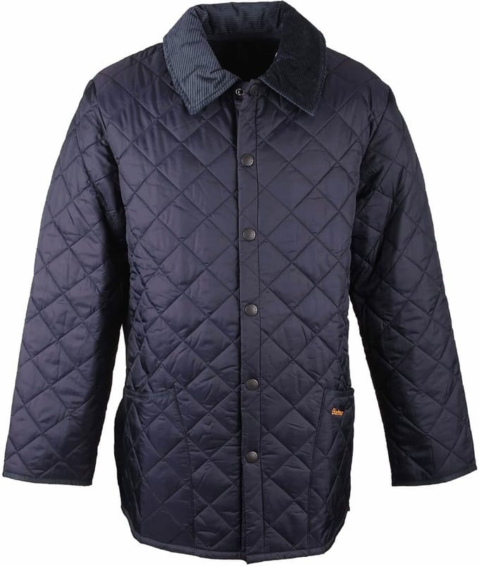 Barbour Liddesdale Jas Navy - Maat S - Heren - Gewatteerde jassen