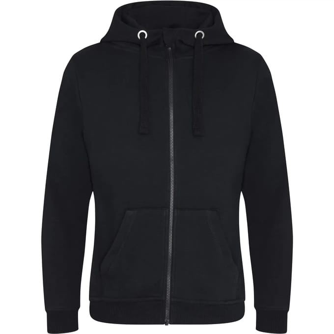 Graduate Heavyweight Hoodie met rits Black - M