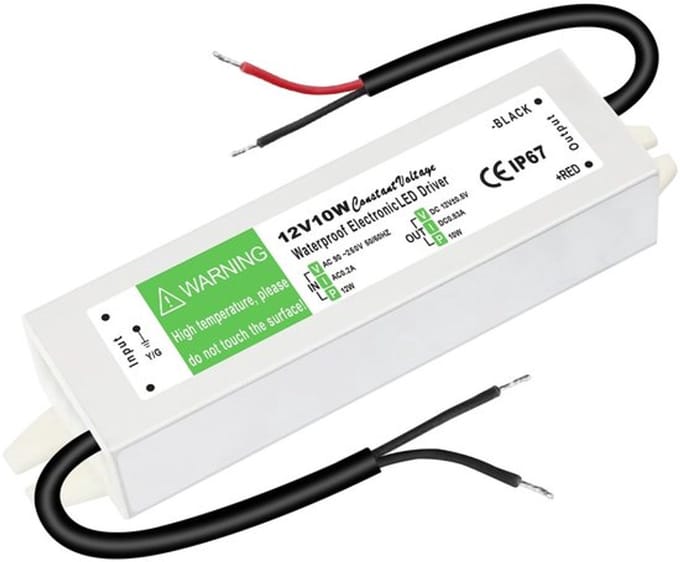 Allecto - Led transformator - 12V voeding - Flikkervrij en geruisloos