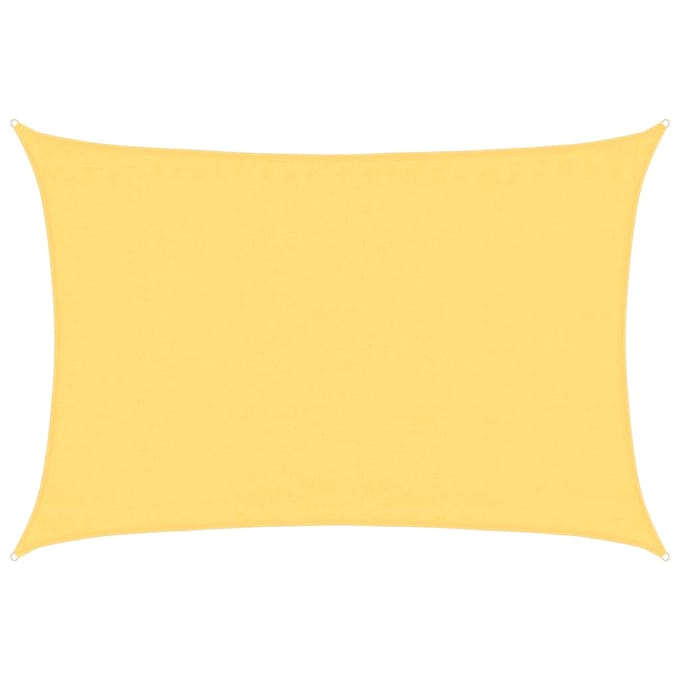vidaXL - Zonnezeil - 160 - g/m² - 3,5x4,5 - m - HDPE - beige