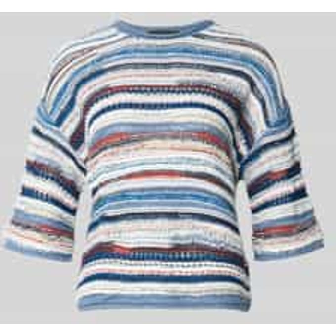Gebreide pullover met 1/2-mouwen