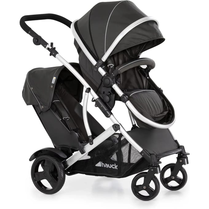 Hauck Duett 2 duo buggy - Vanaf geboorte - Zwart