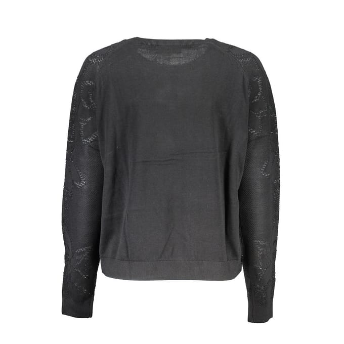 Knit Jumper met Kantdetails De29213