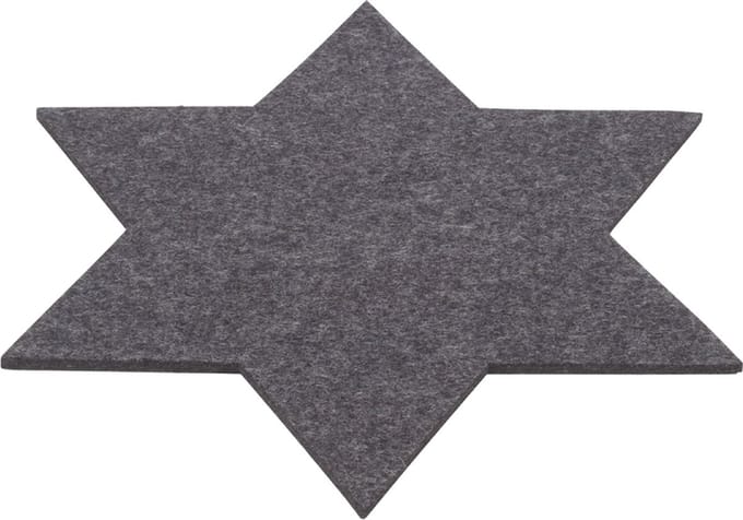 Daff - CoaStar Star 30 cm. Charcoal mel.