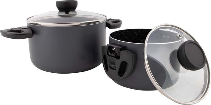 Bo-Camp - Pannenset - Twist - Compact 2 - Aluminium - Inductie