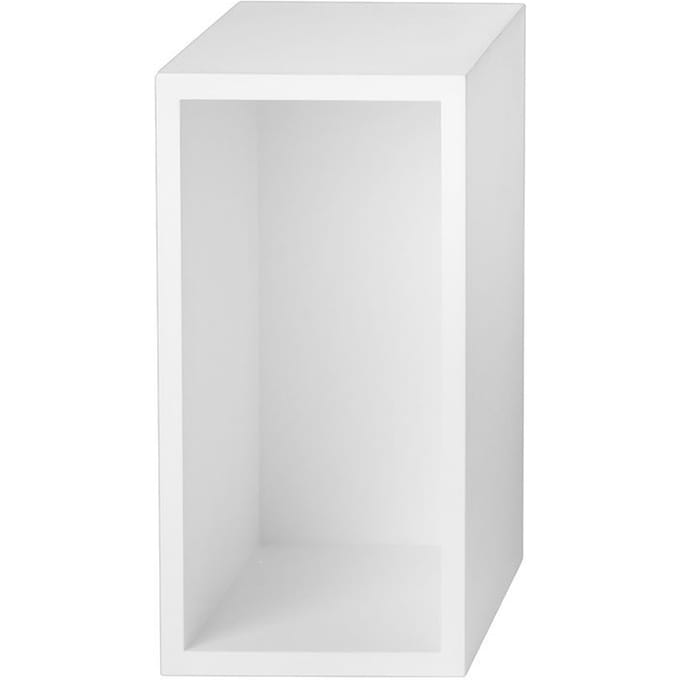 Muuto - Stacked 2.0 met Achterwand - klein - wit