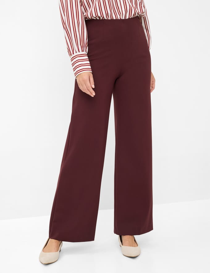 Raphaela by Brax Dames Marlenebroek  Style LILLYTH FLARED AMARONE, donkerpaars, maat 34K