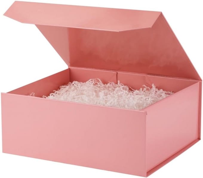 Roze Geschenkdoos - Luxe Doos - Cadeaus Presenteren - Magnetisch Deksel - 33x28x13 cm - Roze