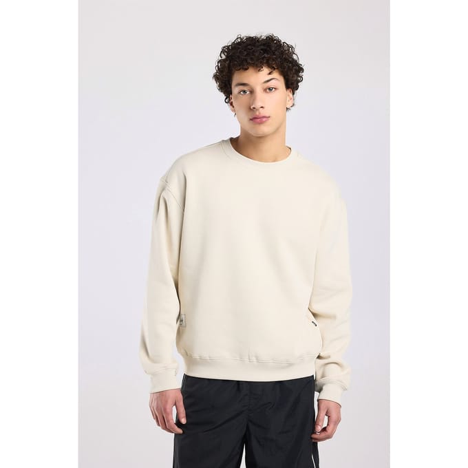 America Today Sood Crew Ecru Größe: XL | Longsleeves Outlet | Herren | Braun