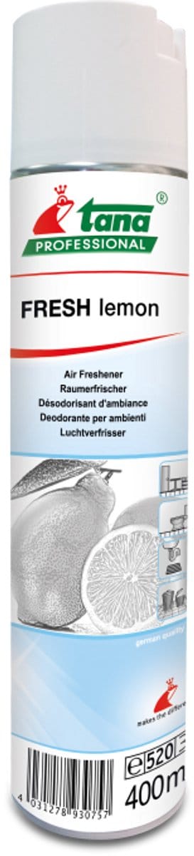 Fresh Lemon Luchtverfrisser - 12 x 400 ml - Tana Professional - 713075