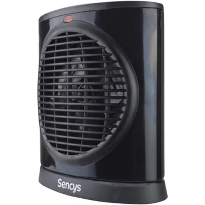 Sencys Ventilatorkachel Ip21 - 2000w - Zwart - 2 Standen