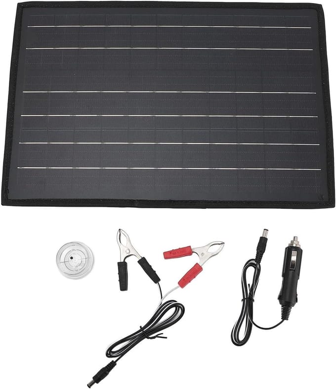 Zonnepaneel - Draagbare Energie - Buiten Opladen - Dubbele USB Snel Laden - 40W - Zwart
