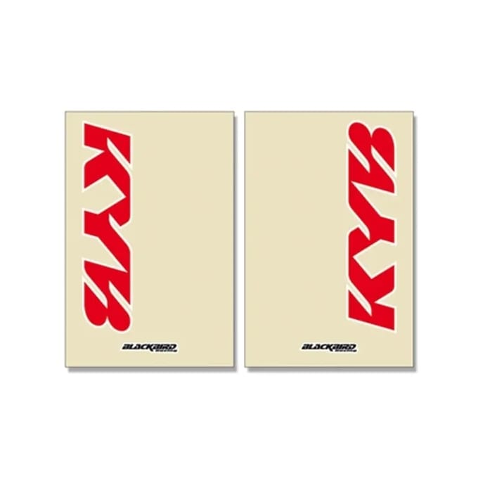 Motorcycle Fork Decor Stickers Blackbird Racing Kayaba