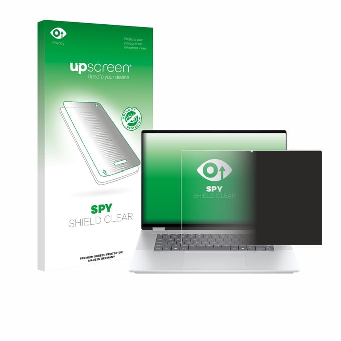 upscreen - privacy screenprotector voor HP OmniBook X Flip 16-aX - Folie Beschermfolie Blauwlichtfilter