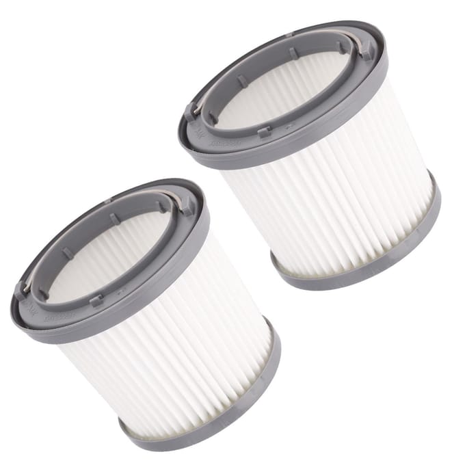 2 stuks Filter Vervanging Voor Black&decker PV1210 V1020l PD11420L Stofzuiger white