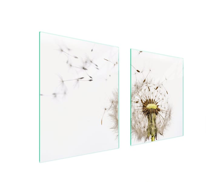 TMK ArtDeko - Snijplank - 85x52 cm - Kleur Bloemig - Glas