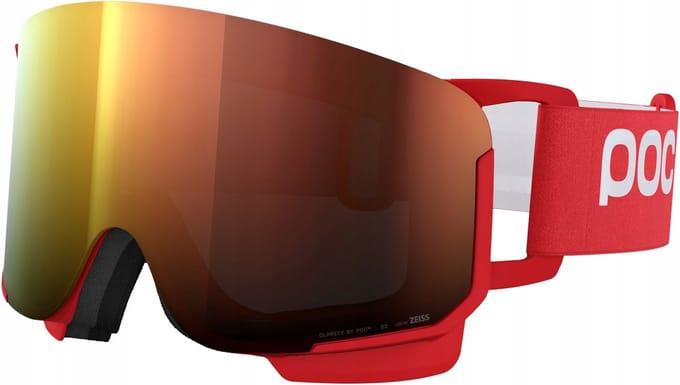 POC Nexal skibril - Zonnig oranje S2/S1, Prismane rood